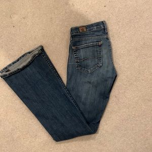 Vintage Red engine jeans!!